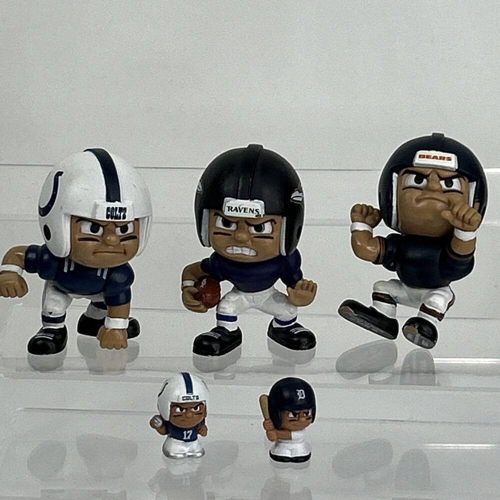 NFL MLB TeenyMates Biggshots Figures Lot Colts Ravens Bears Tigers Series 3